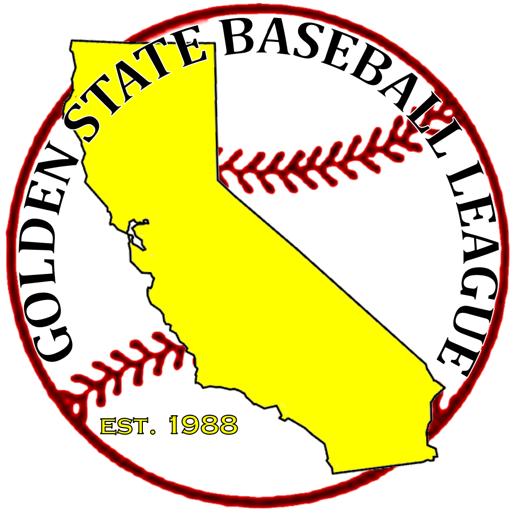 Logo for the Golden State Baseball League